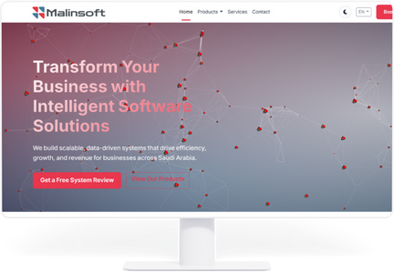 Website Laptop Mockup