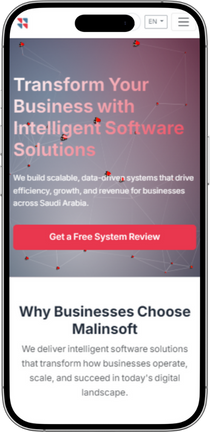 Website Mobile Mockup
